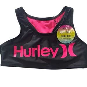Hurley Girls 4-5 Swim Top UPF 50+ Quick Dry